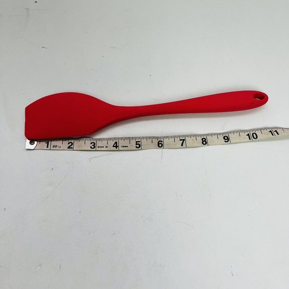Core Kitchen Red Silicone Cooking Utensils Spatula Spoon Potato Masher Lot Of 2 - Picture 5 of 6